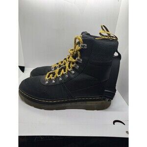 Dr Martens Combs Tech Canvas Boot Womens 10 Mens 9 Black Combat